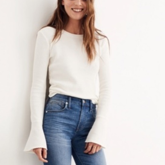 Madewell Tops - Madewell Long Sleeve Ribbed Bell Sleeve Top Madewell Tops - Madewell Long Sleeve Ribbed Bell Sleeve Top